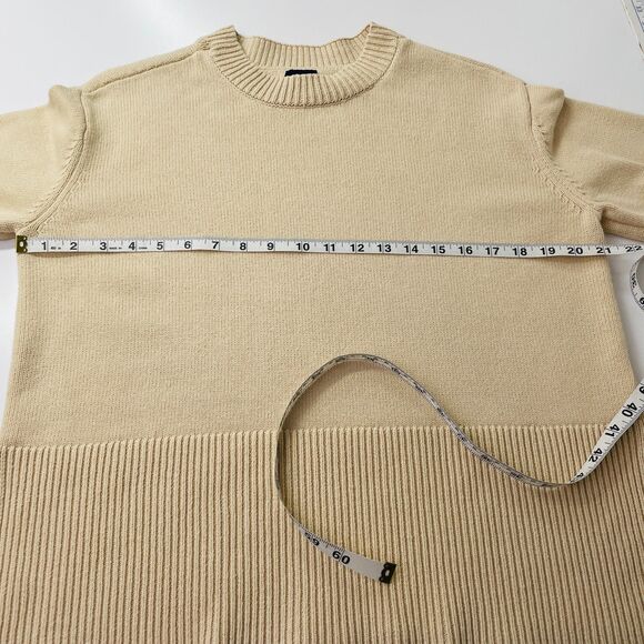 Creamy Gap Sweater 100% Cotton Knit Gap Sweater Medium Women's Gap Minimalist - Picture 9 of 13